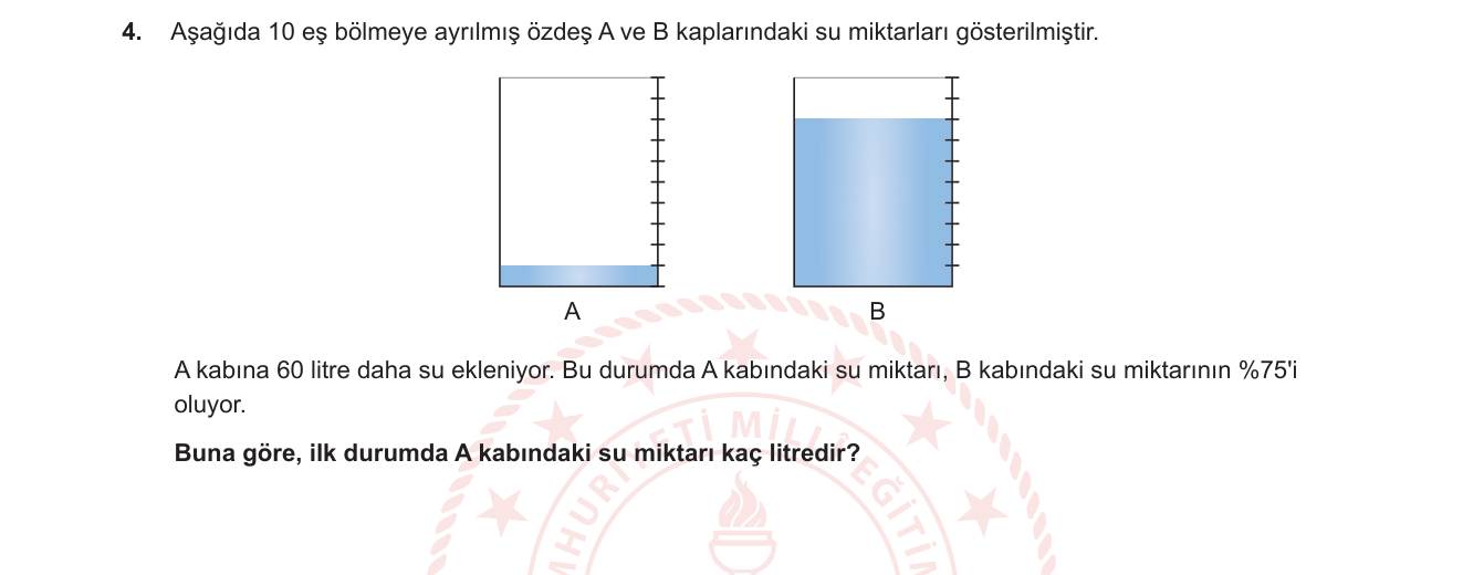 Matematik sorusu 20 — 