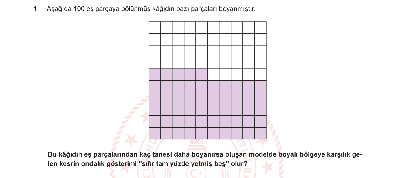 Matematik sorusu 26 — 