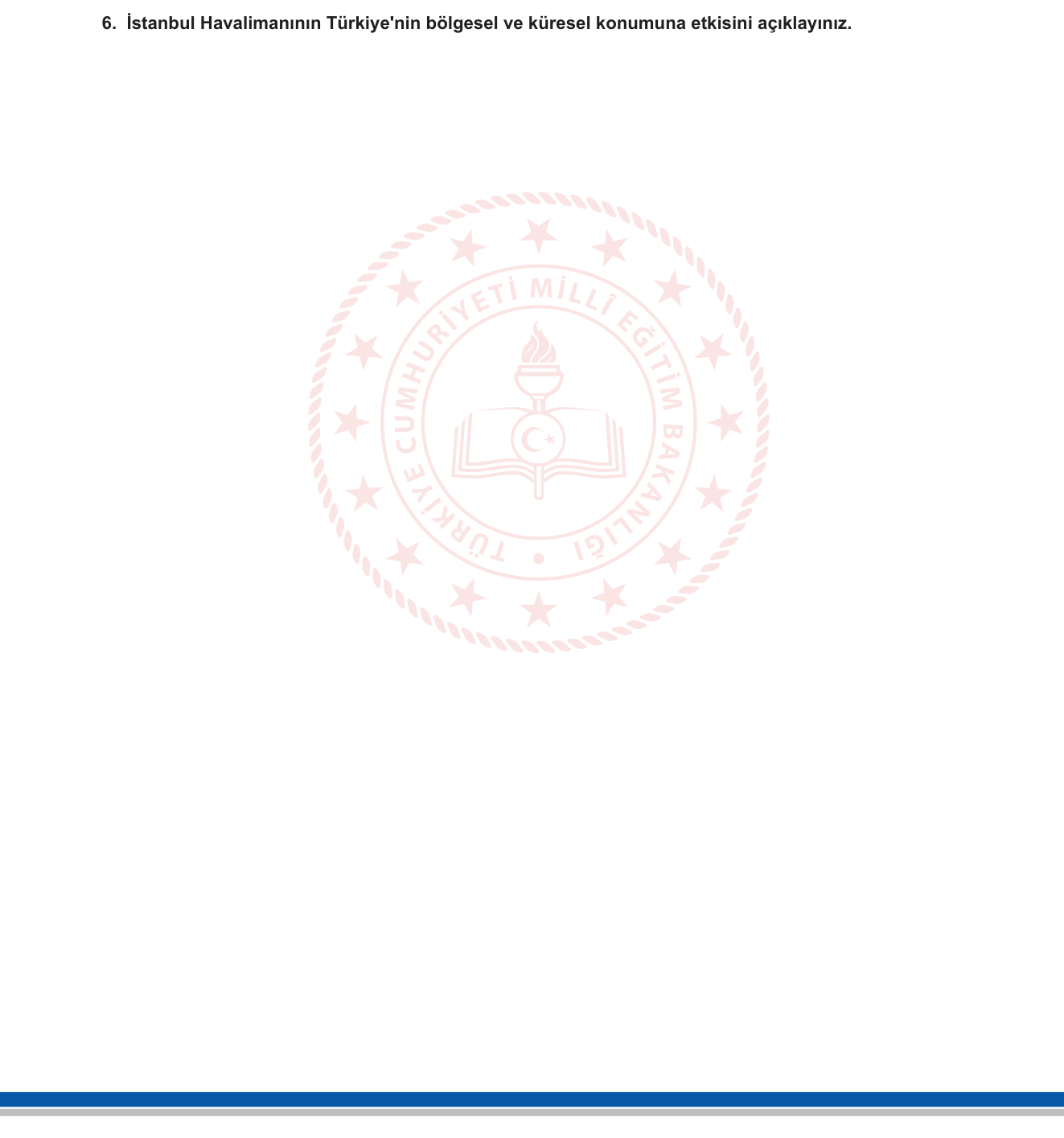 Coğrafya sorusu 21 — 