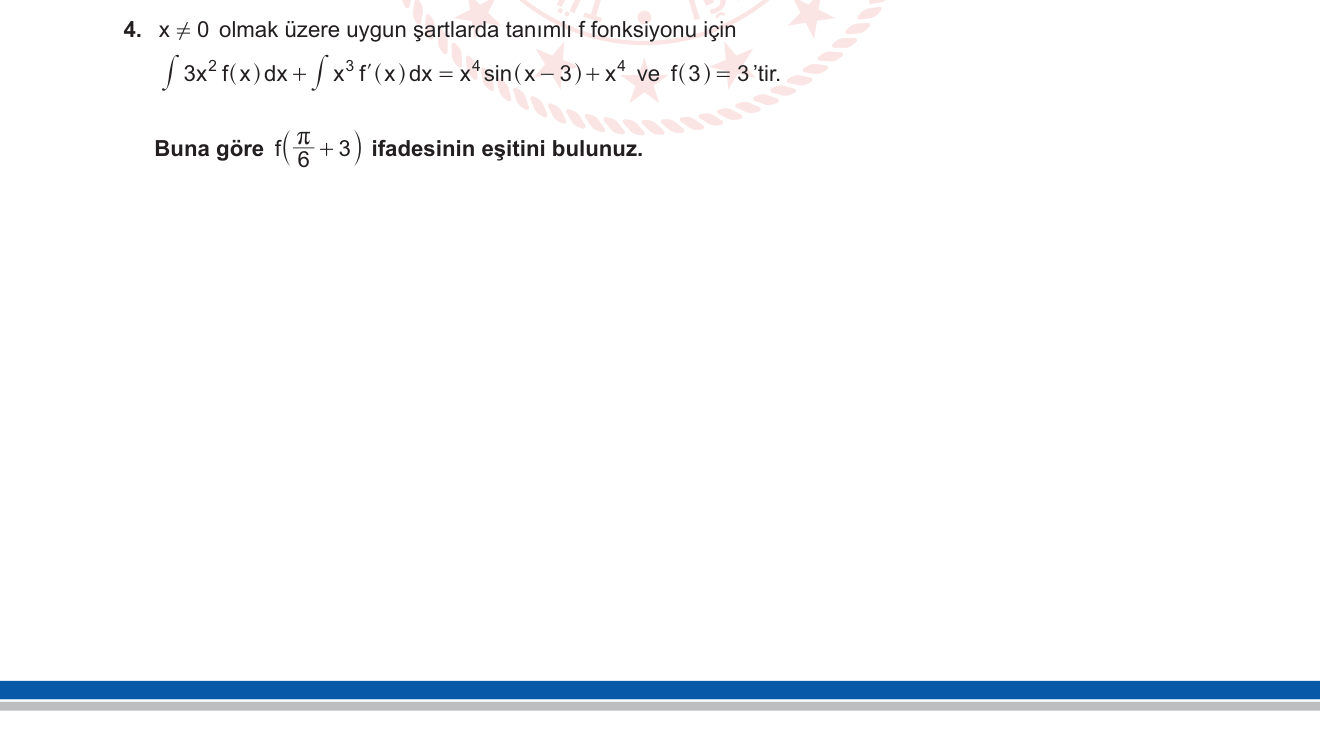 Matematik sorusu 26 — 