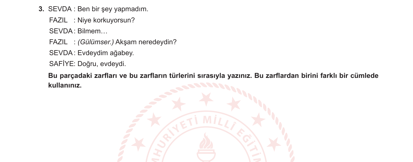 Türk Dili ve Edebiyatı sorusu 3 — 
