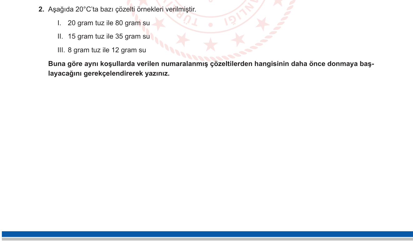 Kimya sorusu 24 — 