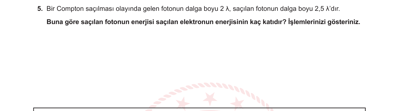 Fizik sorusu 11 — 