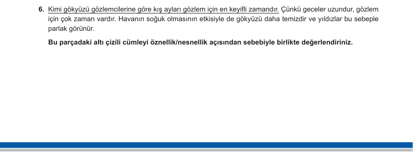 Türkçe sorusu 12 — 