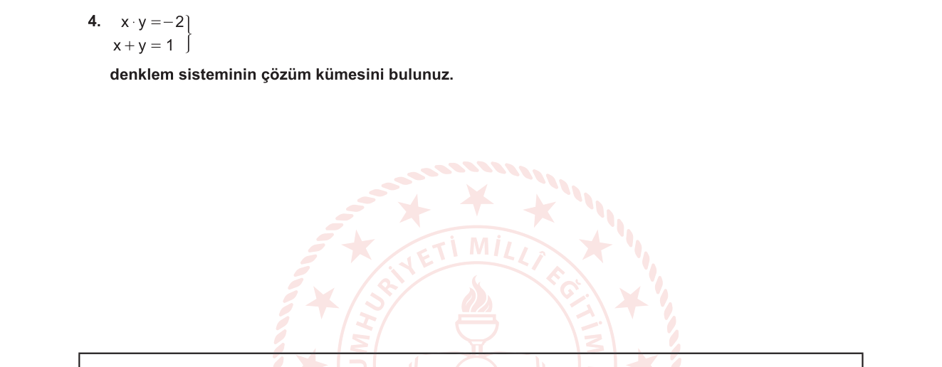 Matematik sorusu 4 — 