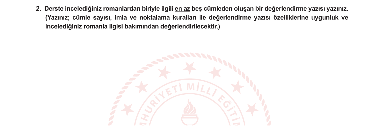Türk Dili ve Edebiyatı sorusu 6 — 