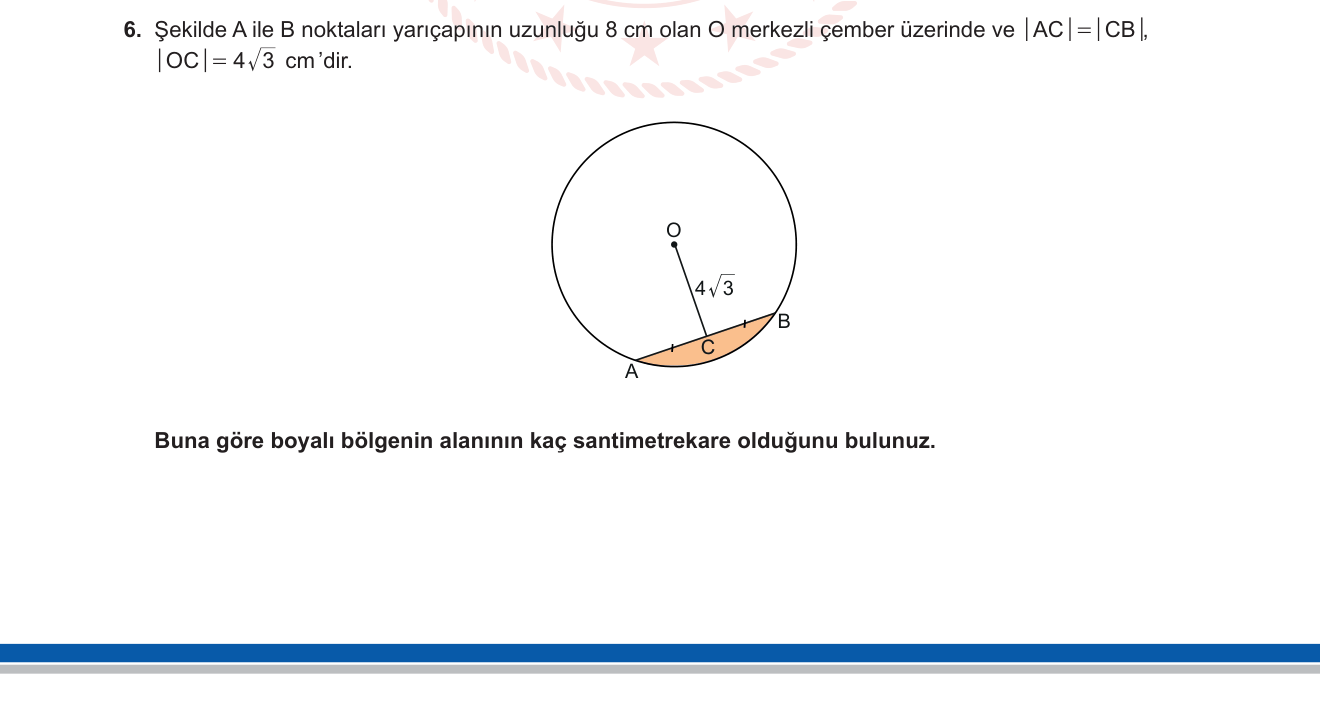 Matematik sorusu 13 — 