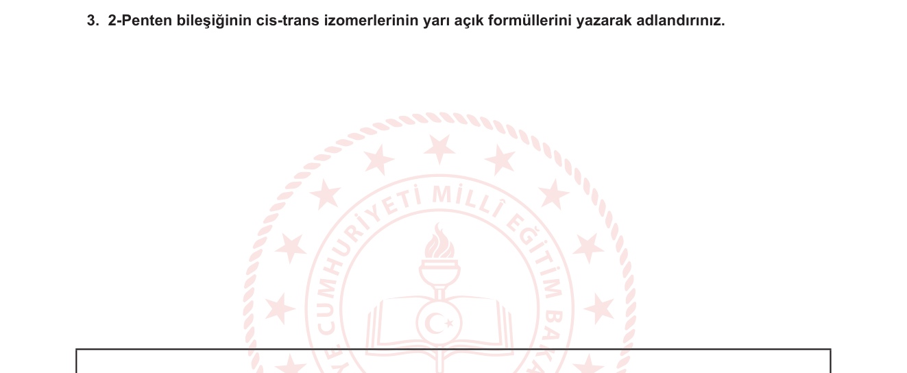 Kimya sorusu 31 — 