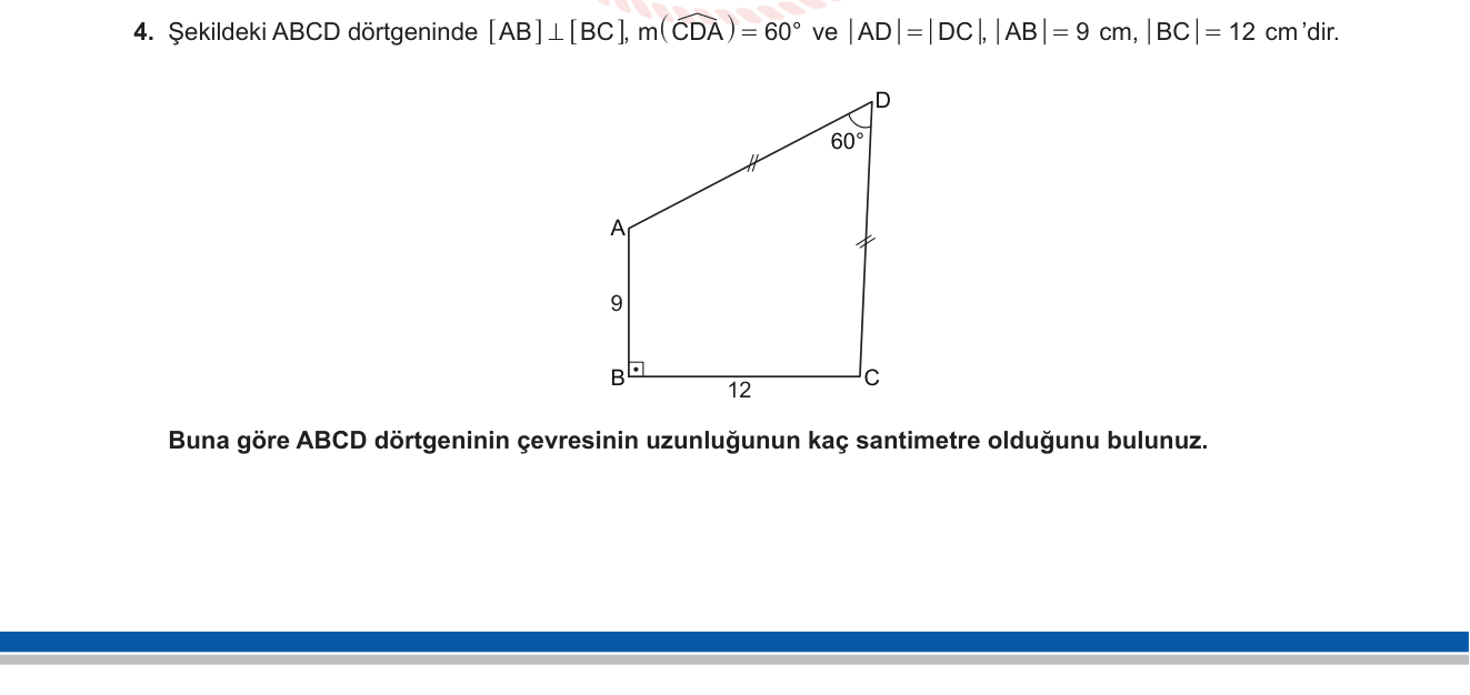 Matematik sorusu 11 — 