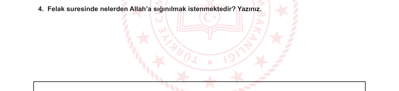 Din Kültürü ve Ahlak Bilgisi sorusu 16 — 