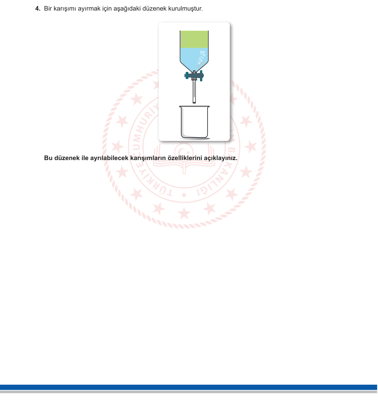 Fen Bilimleri sorusu 4 — 