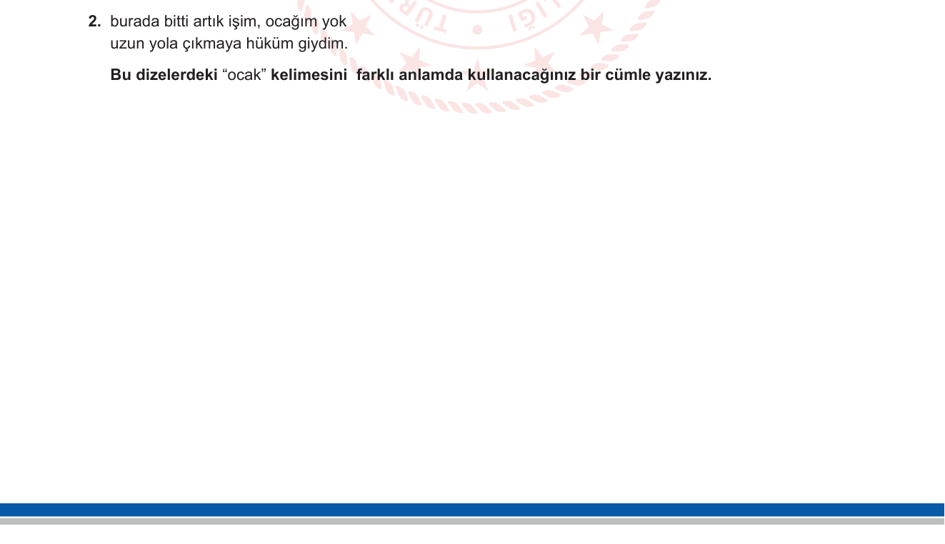 Türk Dili ve Edebiyatı sorusu 11 — 