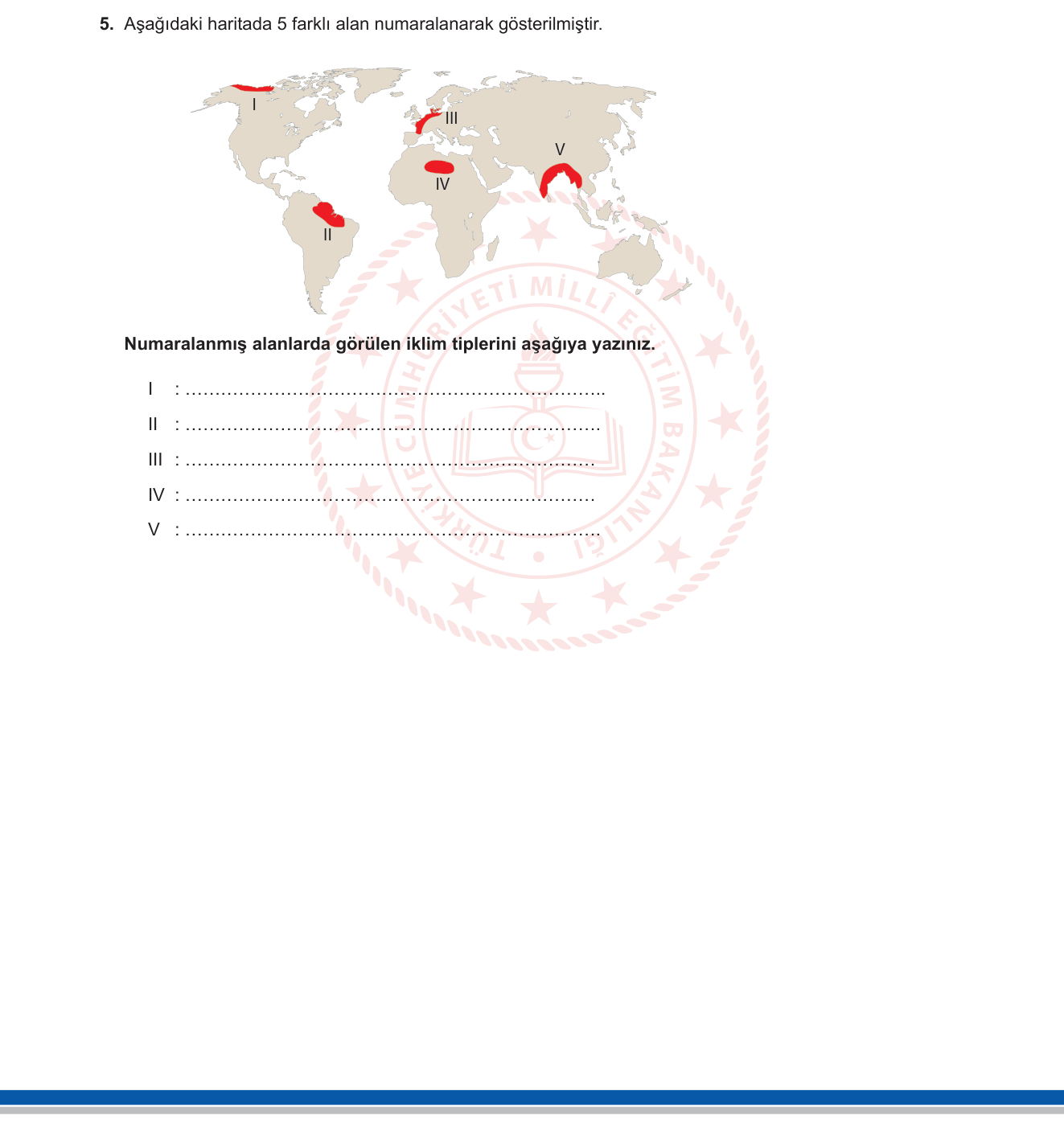 Coğrafya sorusu 13 — 