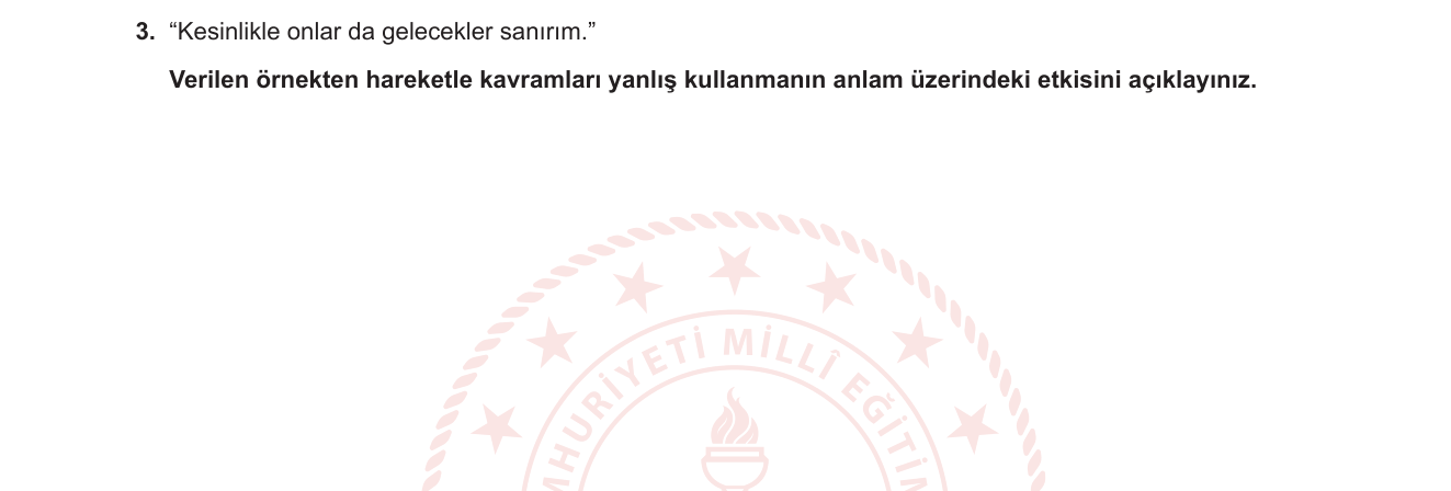 Felsefe sorusu 3 — Kavramları doğru kullanma, anlam çelişkisi (10. sınıf Felsefe Ünitesi 1 — Felsefi Düşünce ve Kavramlar)