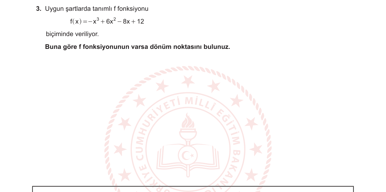 Matematik sorusu 18 — 
