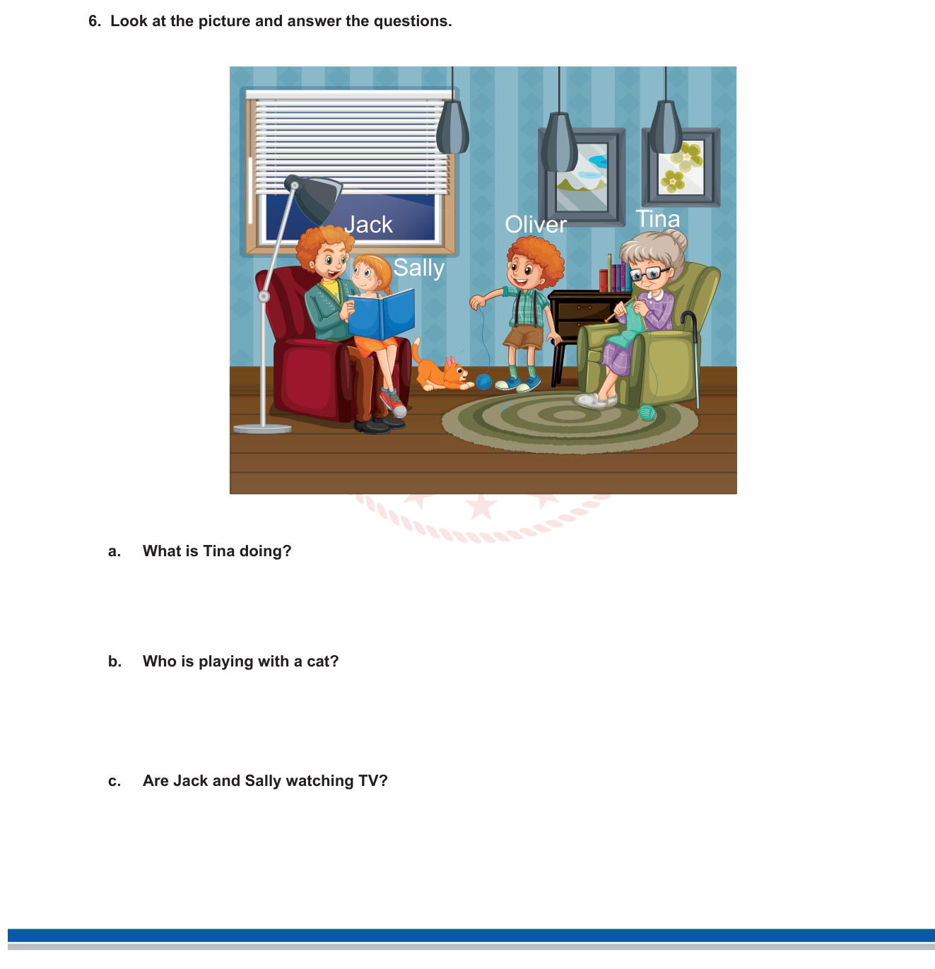 İngilizce sorusu 9 — Present Continuous Tense + Daily Activities (Günlük Etkinlikler)
