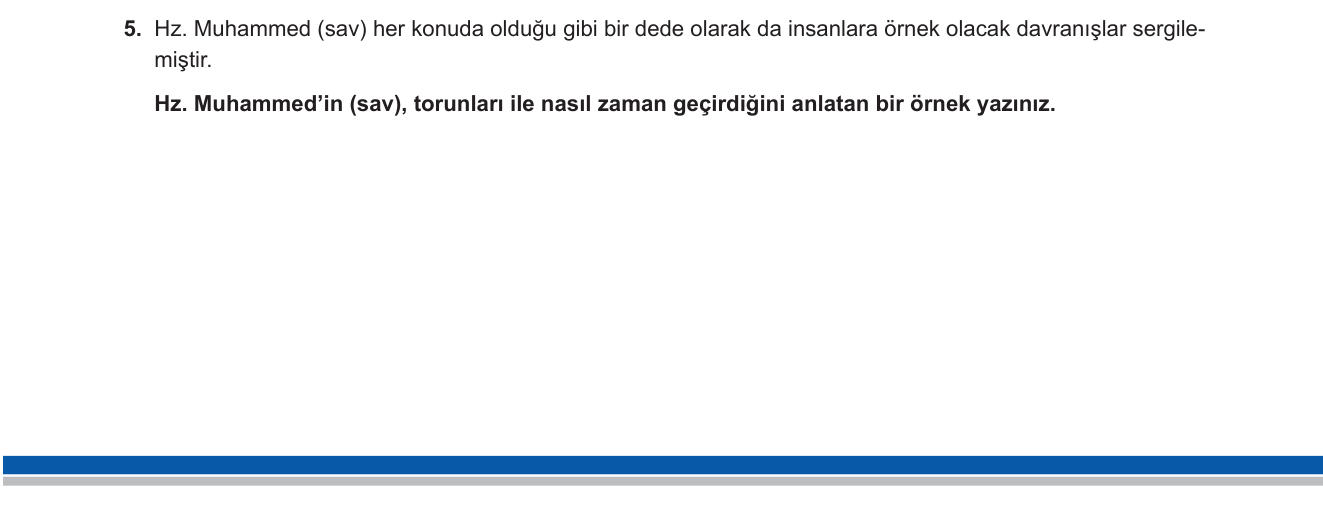 Din Kültürü ve Ahlak Bilgisi sorusu 18 — 