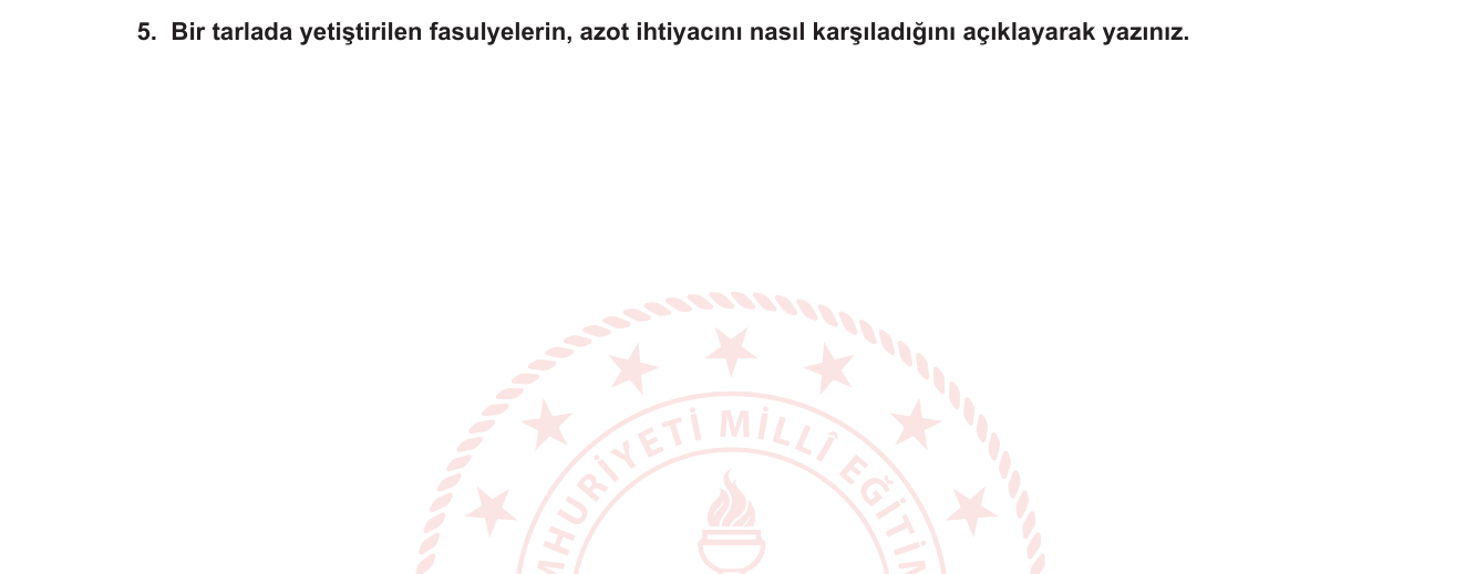 Biyoloji sorusu 50 — 