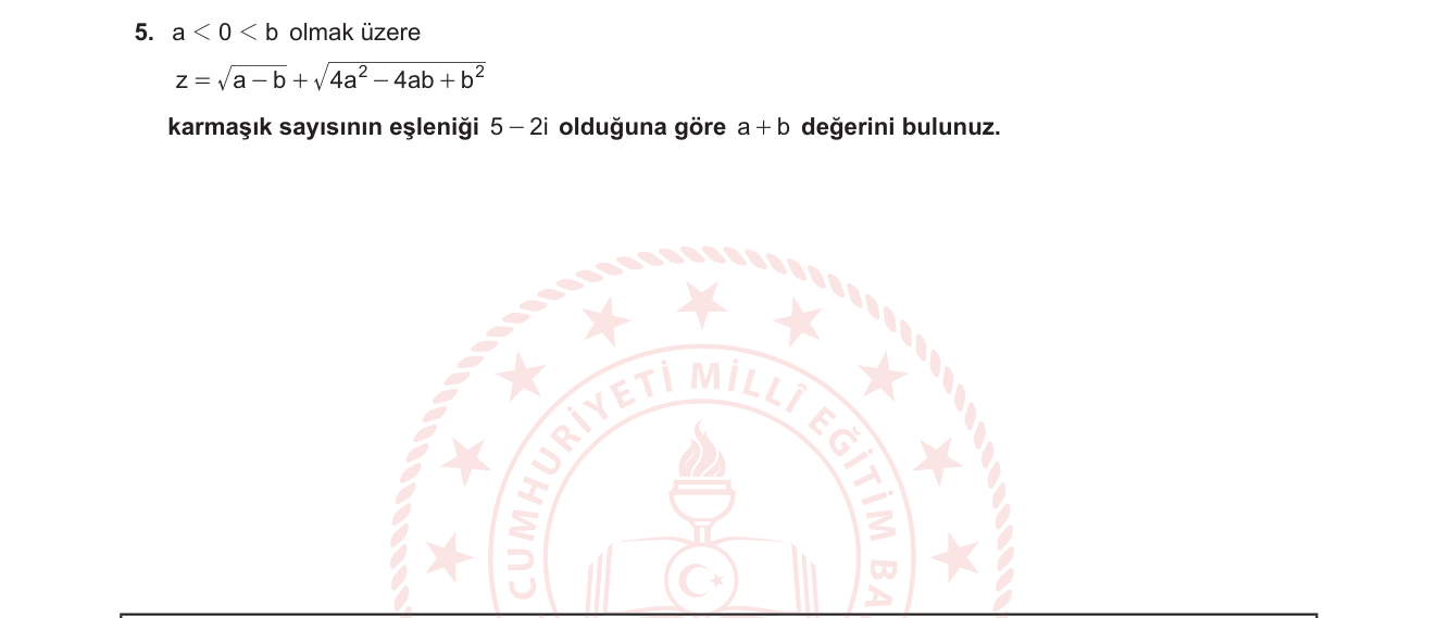 Matematik sorusu 33 — 