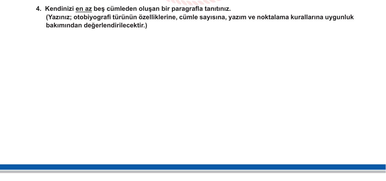 Türk Dili ve Edebiyatı sorusu 4 — 