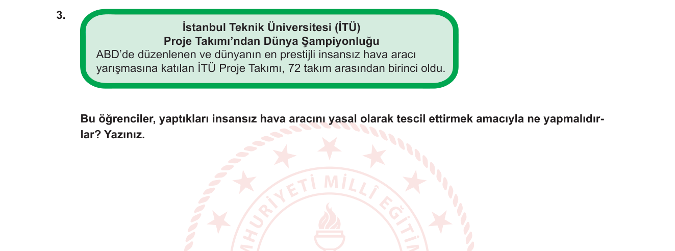 Sosyal Bilgiler sorusu 12 — 