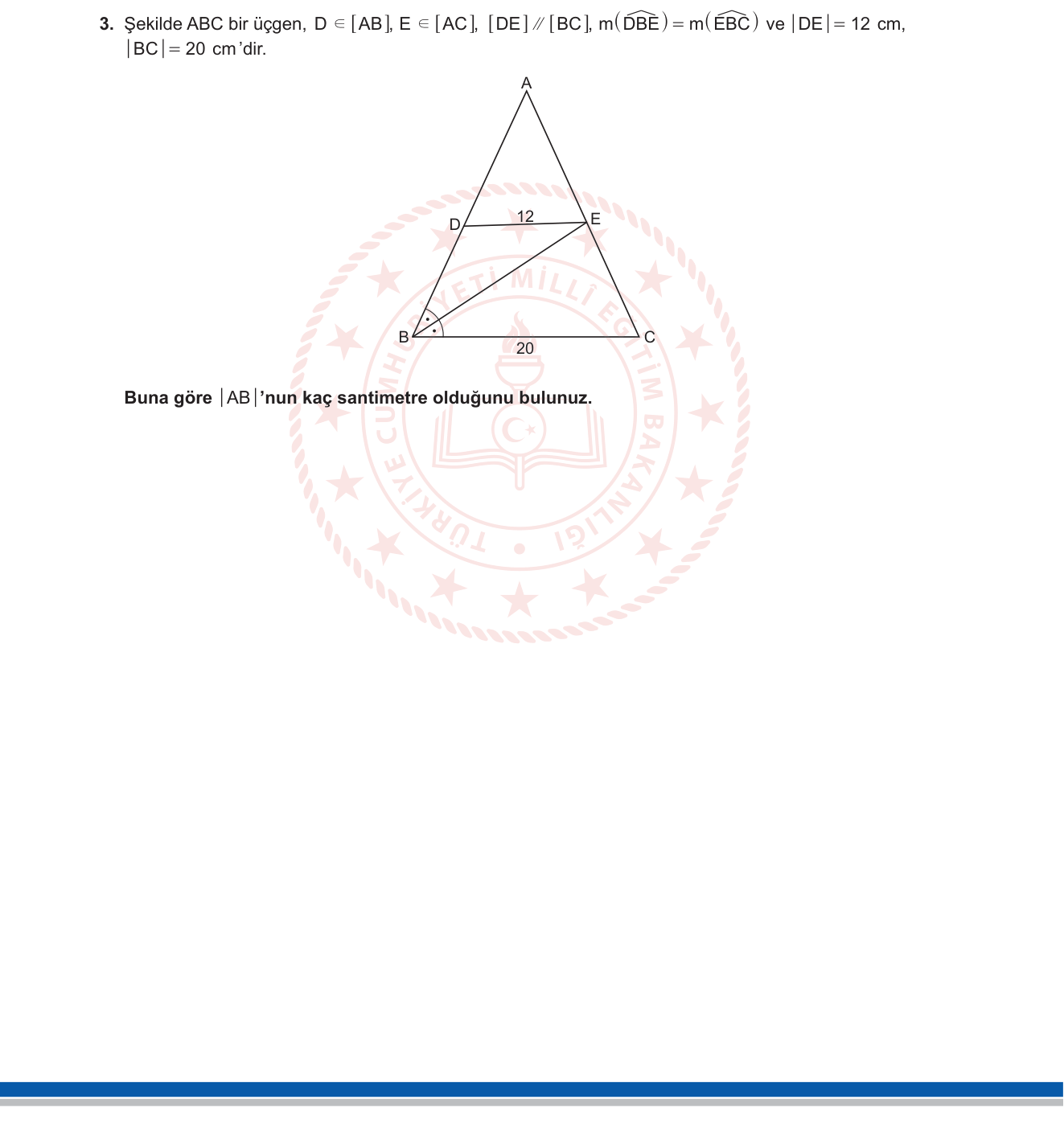 Matematik sorusu 10 — 
