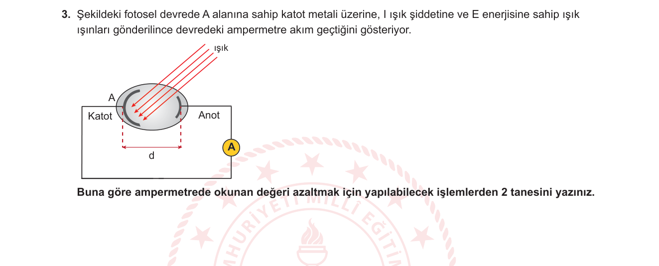 Fizik sorusu 9 — 