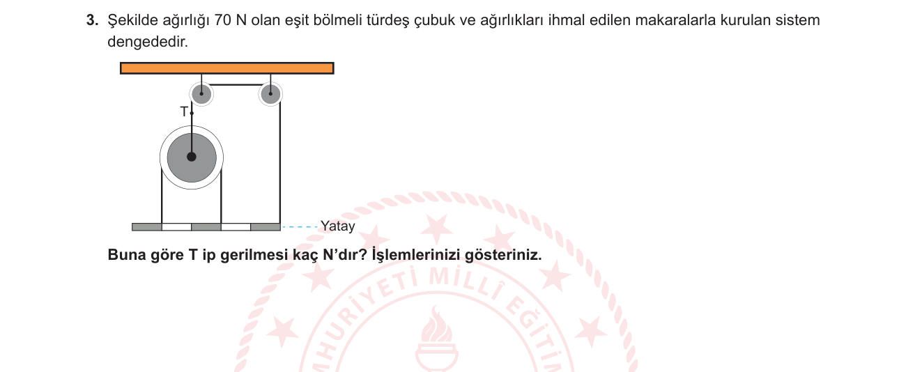 Fizik sorusu 24 — 