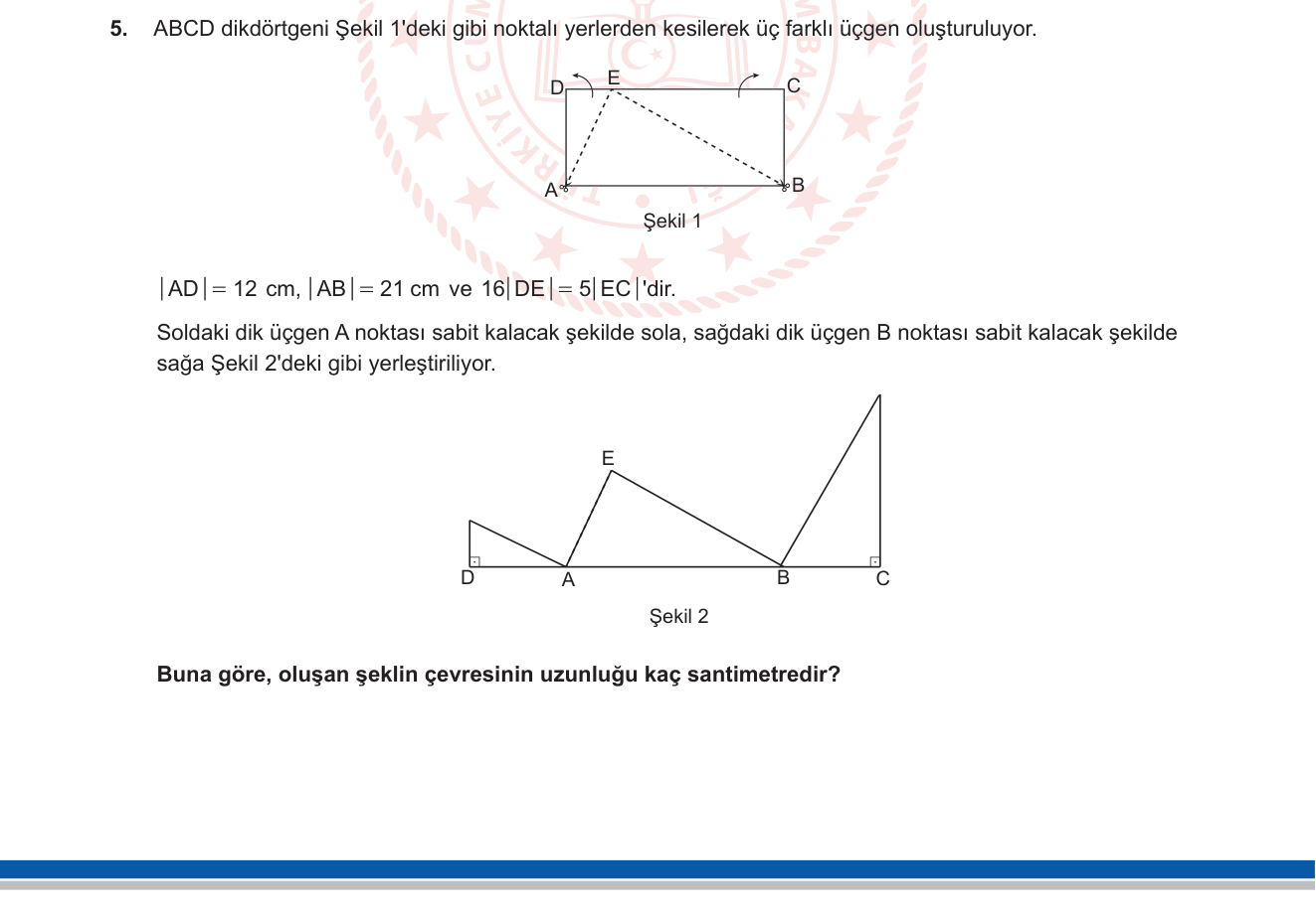 Matematik sorusu 11 — 