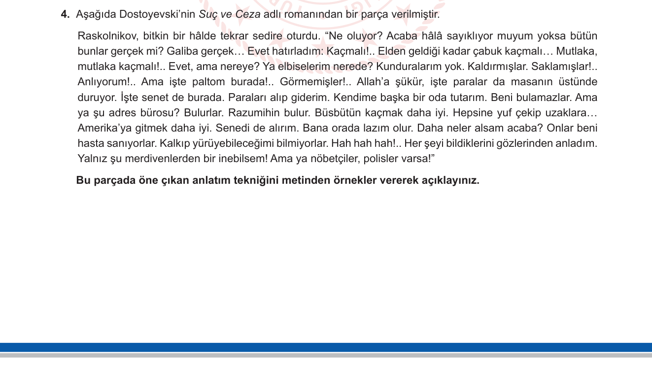 Türk Dili ve Edebiyatı sorusu 14 — 