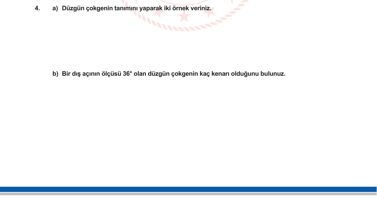 Matematik sorusu 10 — 