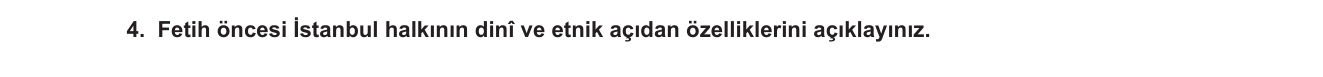 Tarih sorusu 4 — 
