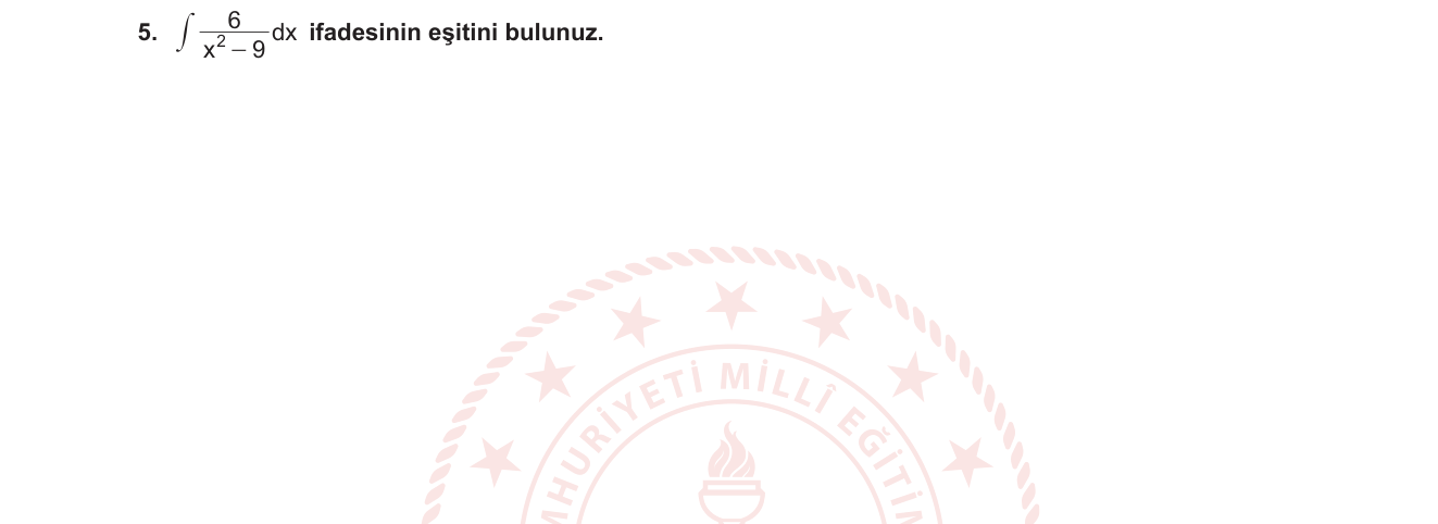 Matematik sorusu 20 — 