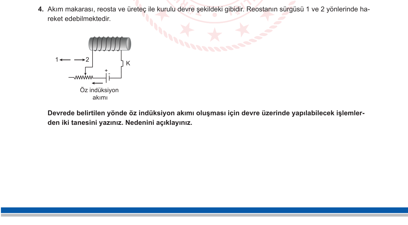 Fizik sorusu 22 — 
