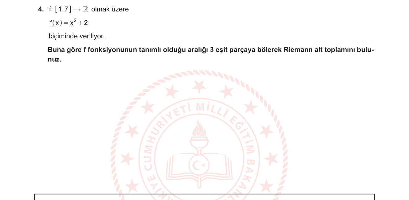 Matematik sorusu 14 — 