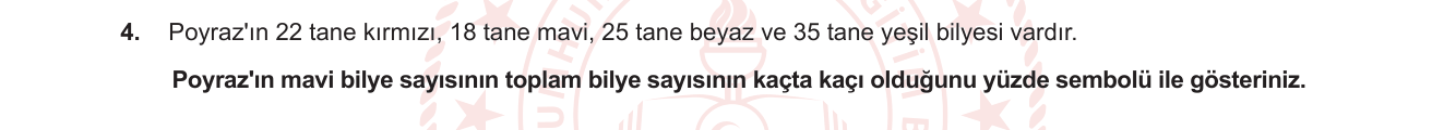 Matematik sorusu 28 — 