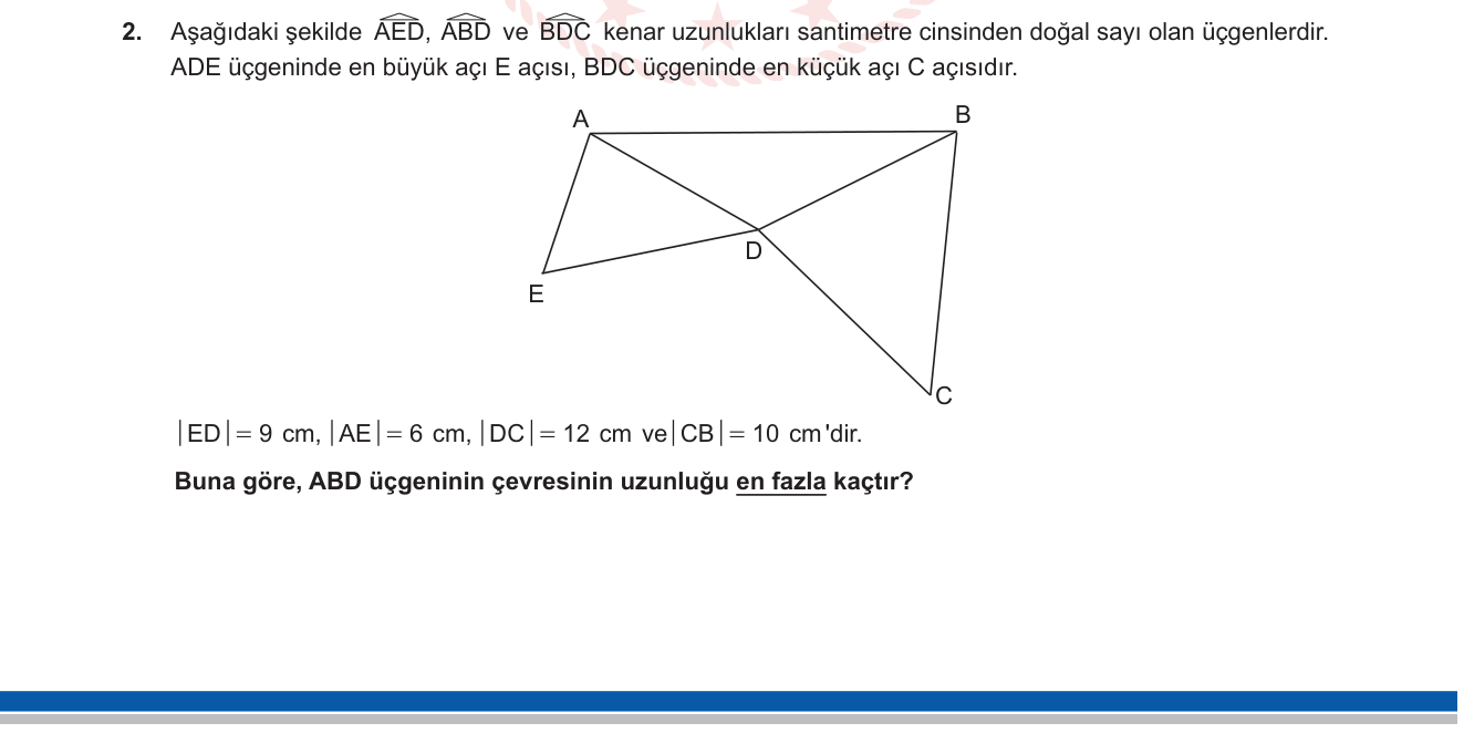 Matematik sorusu 26 — 