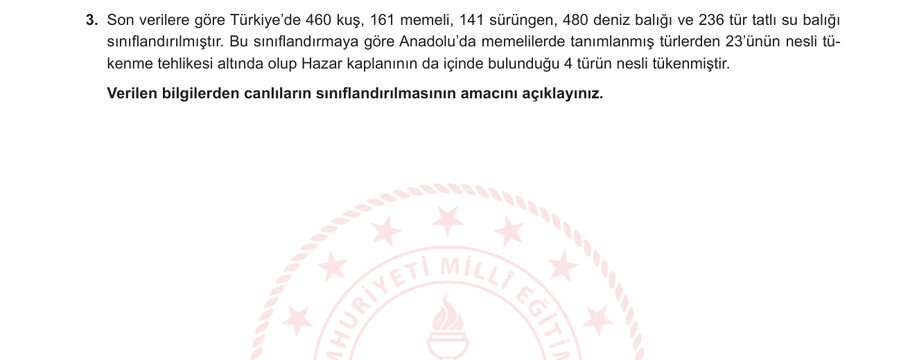 Biyoloji sorusu 25 — 