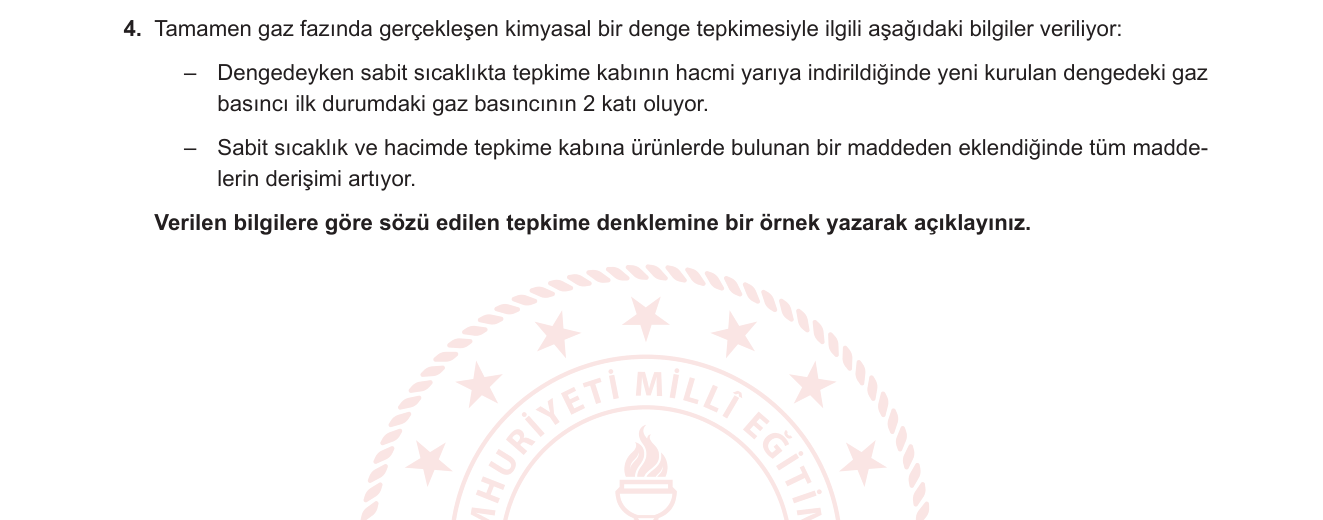 Kimya sorusu 38 — 