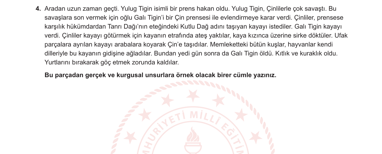 Türkçe sorusu 28 — 