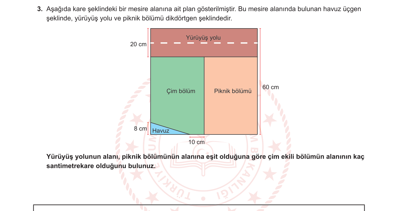Matematik sorusu 9 — 