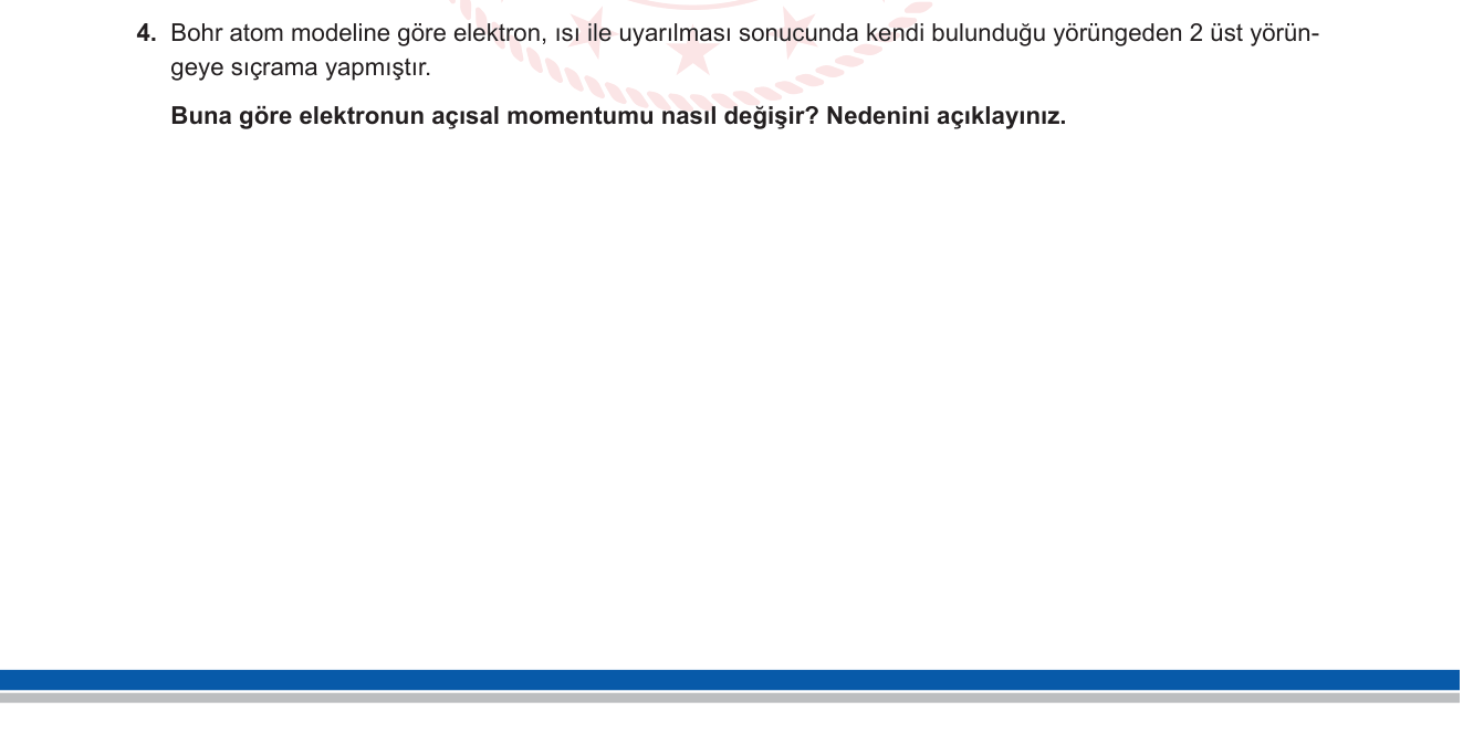 Fizik sorusu 4 — 