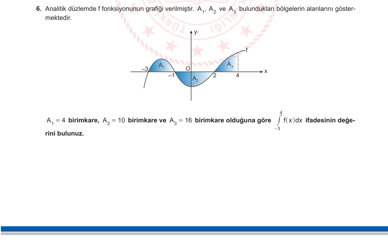 Matematik sorusu 6 — 