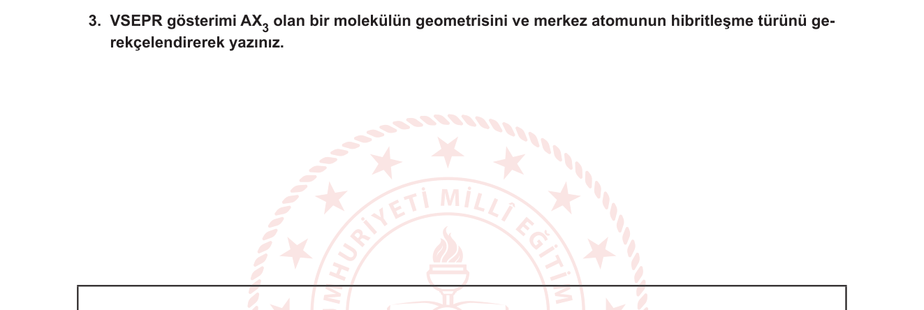 Kimya sorusu 3 — 
