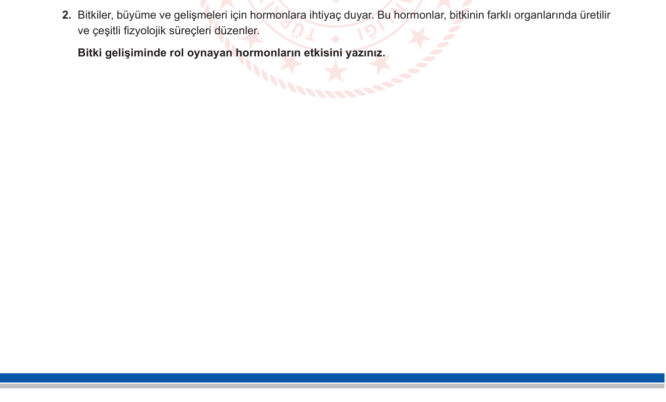 Biyoloji sorusu 9 — 