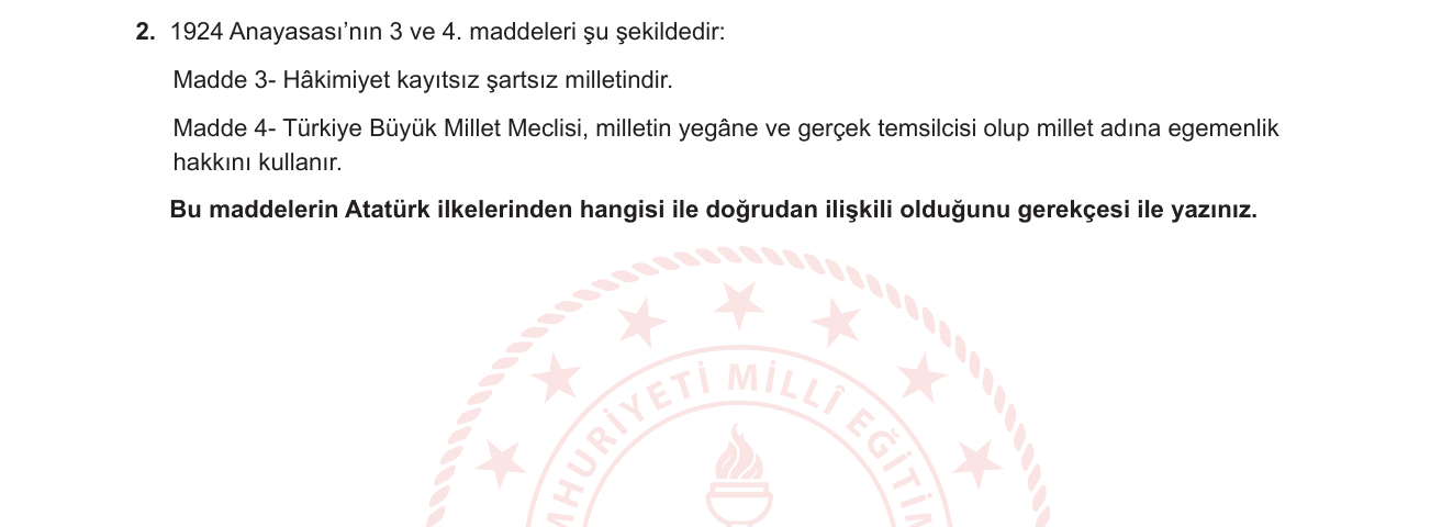 Tarih sorusu 13 — 