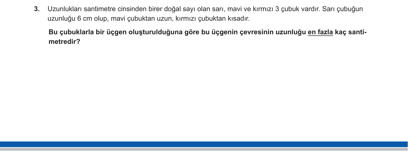 Matematik sorusu 9 — 
