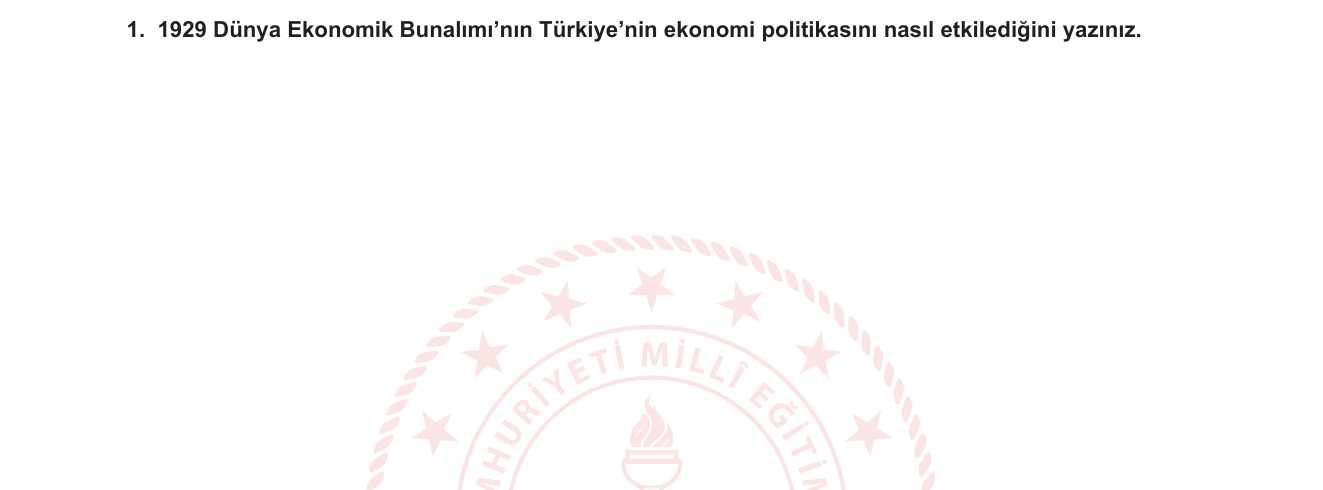 Tarih sorusu 16 — 