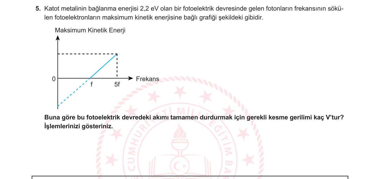 Fizik sorusu 32 — 