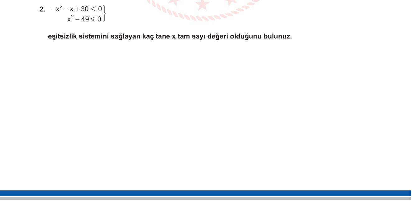 Matematik sorusu 39 — 